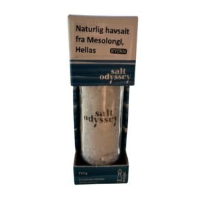 Salt Odyssey – Naturlig havsalt fra Mesolongi (kvern) – 110 g