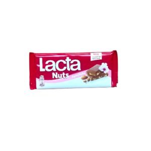Lacta Nuts – Melkesjokolade med mandler – 85 g